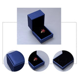 Wedding Ring Case PU Leather Bracelet Necklace Box