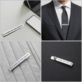 Father of The Bride Tie Clip Wedding Suit Gift