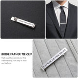 Father of The Bride Tie Clip Wedding Suit Gift