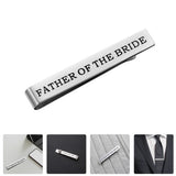 Father of The Bride Tie Clip Wedding Suit Gift
