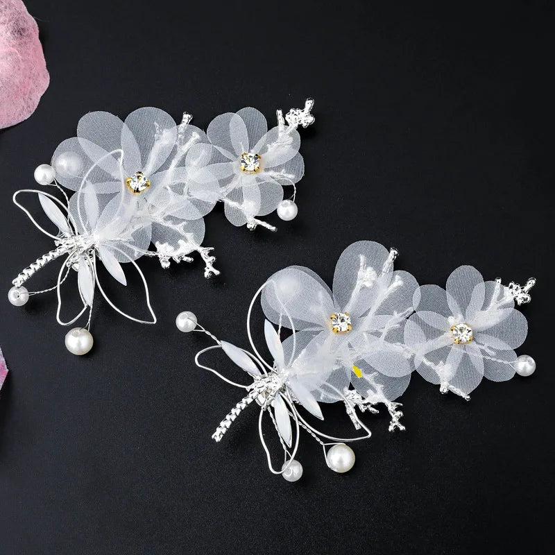 Chinese Vintage Tassel Hairpin Dragonfly Butterfly Headwear