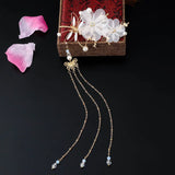 Chinese Vintage Tassel Hairpin Dragonfly Butterfly Headwear