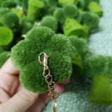 Cartoon Broccoli Shape Veggie Pendant Keychain