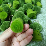 Cartoon Broccoli Shape Veggie Pendant Keychain