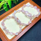 Cherry Blossom Stone Heart Bracelet Reiki Healing Stone Jewelry