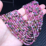 Natural Colorful Tourmaline Heishi Faceted Abacus Loose Beads