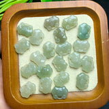 Natural Hetian Jade Nephrite Ruyi Jewelry Making Pendant Bracelet DIY