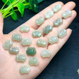 Natural Hetian Jade Nephrite Ruyi Jewelry Making Pendant Bracelet DIY