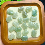 Natural Hetian Jade Nephrite Ruyi Jewelry Making Pendant Bracelet DIY