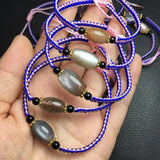 Natural Sunstone Skeletal Crystal Bead Bracelet Reiki Healing Stone
