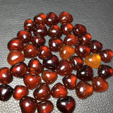 Fengbaowu Red Garnet Heart Jewelry Making For Pendant Earring Bracelet