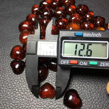 Fengbaowu Red Garnet Heart Jewelry Making For Pendant Earring Bracelet