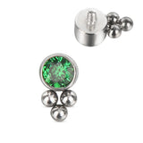 G23 Titanium Flower Labret Piercing Jewelry