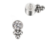 G23 Titanium Flower Labret Piercing Jewelry