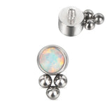 G23 Titanium Flower Labret Piercing Jewelry