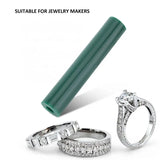 Green Wax Tube Jewelry Ring Mold for Engraving Carving T1062S