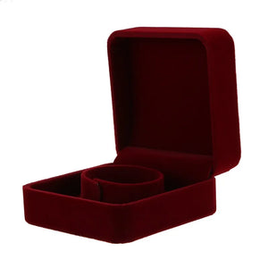 Jewelry Storage Box Organizer Display Case Bracelet Jujube Red