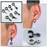 Cross Shaped Clip On Ear Cuff Earrings