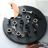 Cross Shaped Clip On Ear Cuff Earrings