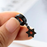 Cross Shaped Clip On Ear Cuff Earrings