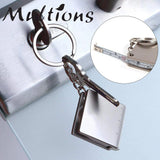 Metal Tape Measure Retractable Keychain Ruler DIY Patchwork Sewing