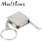 Metal Tape Measure Retractable Keychain Ruler DIY Patchwork Sewing