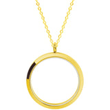 Mix Size Round Memory Photo Locket Pendant Necklace for Women