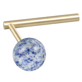 Crystal Stone Round Ball Curtain Tieback Wall Mounted Metal Hook