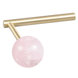 Crystal Stone Round Ball Curtain Tieback Wall Mounted Metal Hook