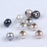 1Pc Natural Freshwater Pearl Beads Pendant 925 Silver DIY Jewelry