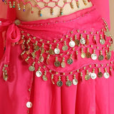 Belly Dance Belt for Dancers Tassels Sequins Waist Chain Hip Scarf