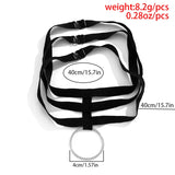 Punk Elastic Band Choker Necklace Gothic Big Circle Pendant Collar Jewelry