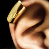 Punk Rock Stainless Steel Hoop Cuff Clip Earring