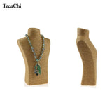 Retro Mannequin Bust Necklace Display Organizer