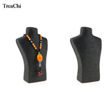 Retro Mannequin Bust Necklace Display Organizer