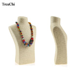 Retro Mannequin Bust Necklace Display Organizer