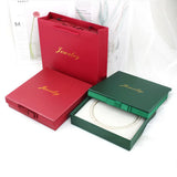 Ribbon Bow Jewelry Box Pearl Necklace Ear Studs Organizer Storage