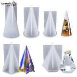 Resin Ring Holder Cone Mold DIY Jewelry Display Stand
