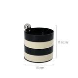 Rotatable Jewelry Box with Metal Handle