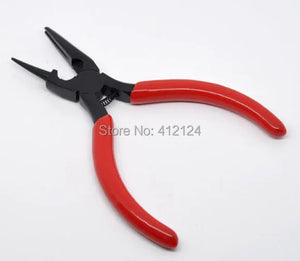 Stainless Steel Beading Jewelry Tool Round Nose Concave Pliers 12.5cm