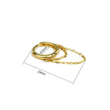 S925 Sterling Silver Hoop Earring Chain Tassels Huggie Cartilage Earring