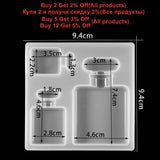 Silicone Perfume Bottle Patch Mold for DIY Jewelry