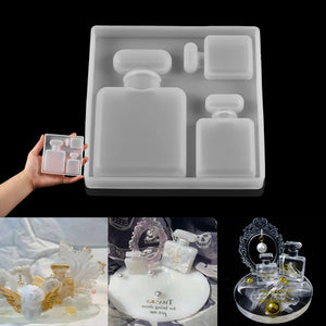Silicone Perfume Bottle Patch Mold for DIY Jewelry