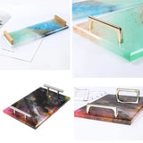 Silicone Resin Tray Mold for DIY Vanity Tray Jewelry Serving Board