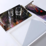 Silicone Resin Tray Mold for DIY Vanity Tray Jewelry Serving Board