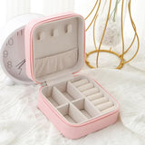 1Pc Single Layer Storage Box Pink Jewelry Packaging Display