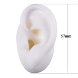 1Pc Soft Silicone Ear Model Tattoo Practice Jewelry Display Tool