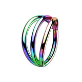 Stainless Steel 6-12mm Hoop Eyebrow Lip Ear Rings Body Piercing Jewelry