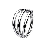 Stainless Steel 6-12mm Hoop Eyebrow Lip Ear Rings Body Piercing Jewelry