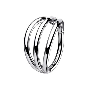 Stainless Steel 6-12mm Hoop Eyebrow Lip Ear Rings Body Piercing Jewelry